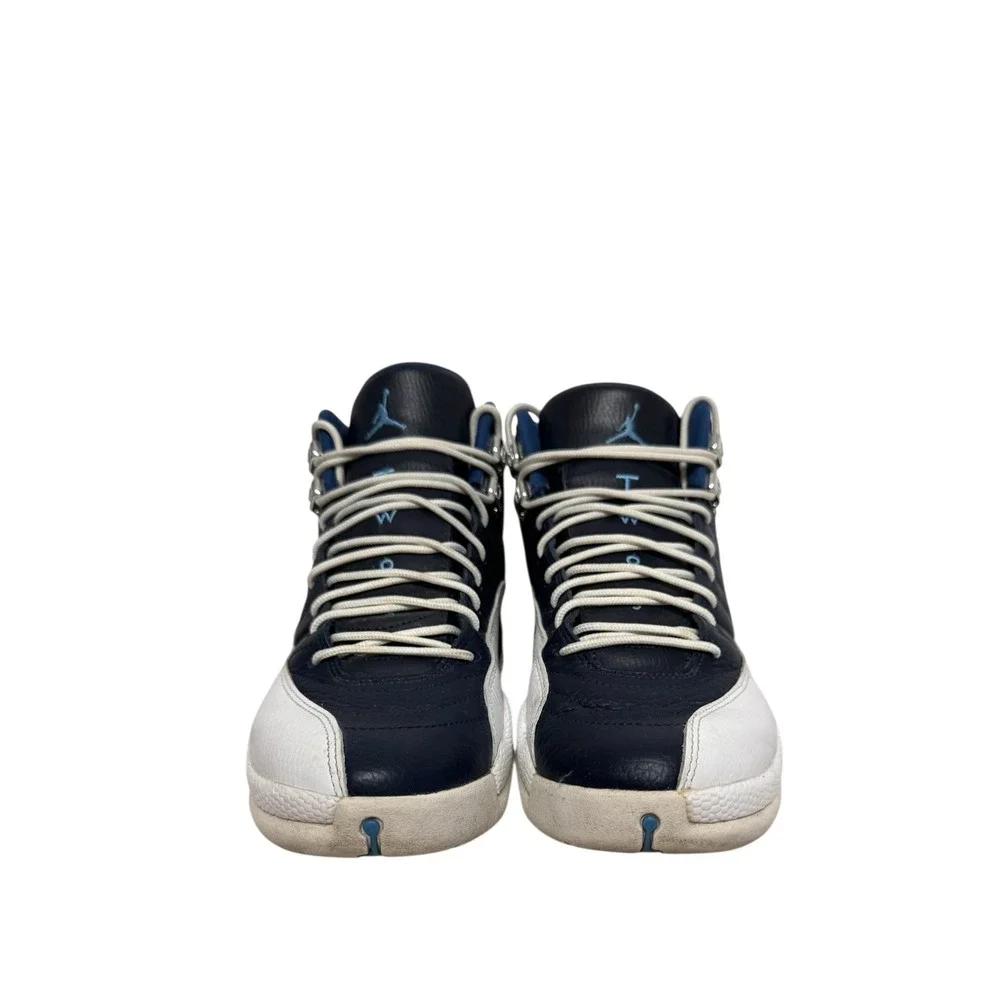 Air Jordan 12 Retro Obsidian White University Blue 130690-410 Mens Sneakers‎ 9